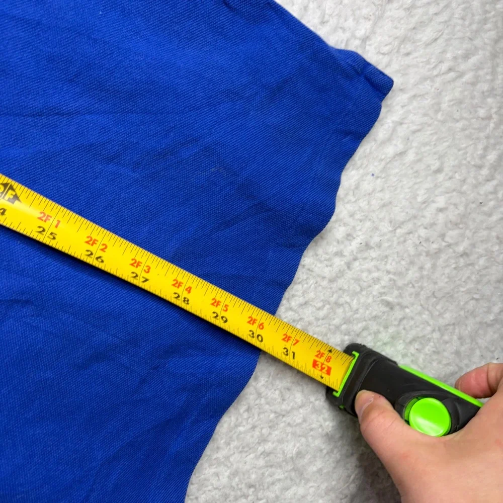 Polo Ralph Lauren Big Pony Polo Shirt Mens XXL Blue Yellow Number 3 Patch Cotton
